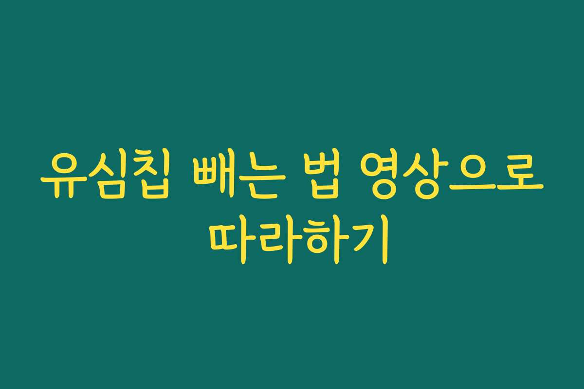 유심칩 빼는 법 영상으로 따라하기