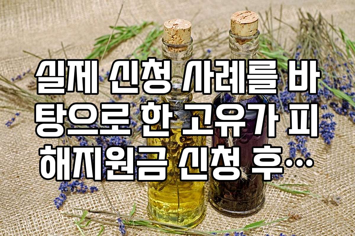 실제 신청 사례를 바탕으로 한 고유가 피해지원금 신청 후기와 경험담을 공개합니다