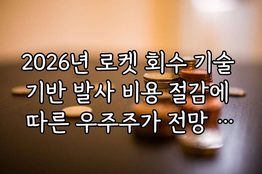 2026년 로켓 회수 기술 기반 발사 비용 절감에 따른 우주주가 전망 분석