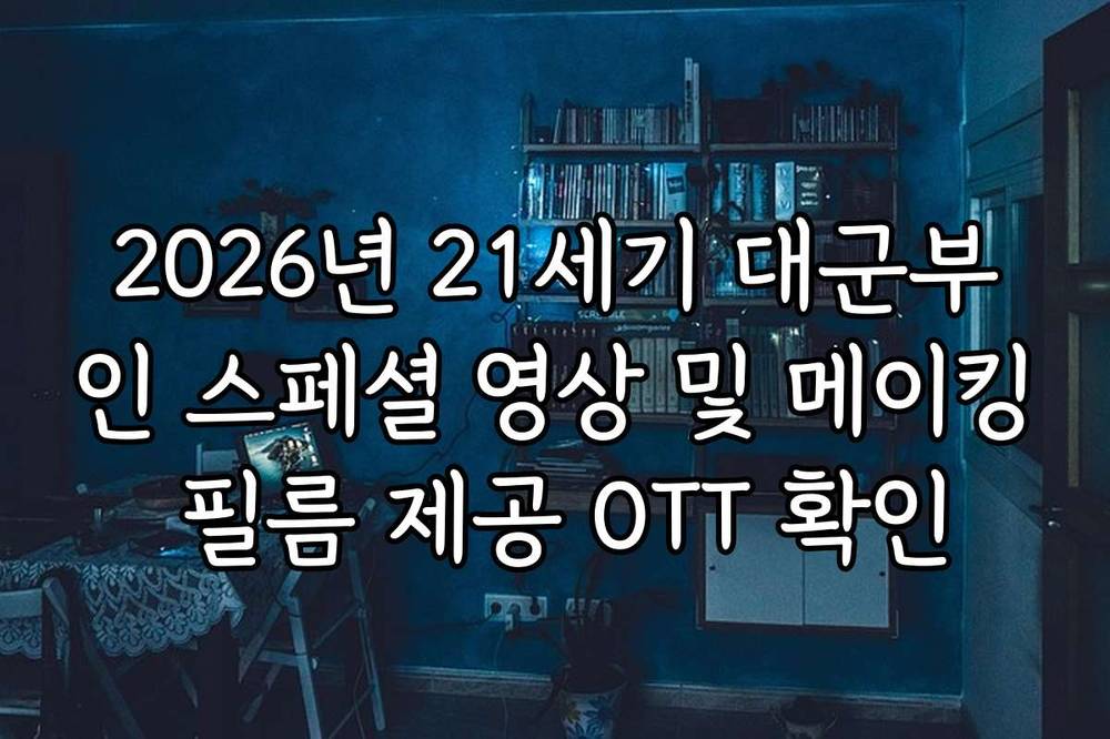 2026년 21세기 대군부인 스페셜 영상 및 메이킹 필름 제공 OTT 확인