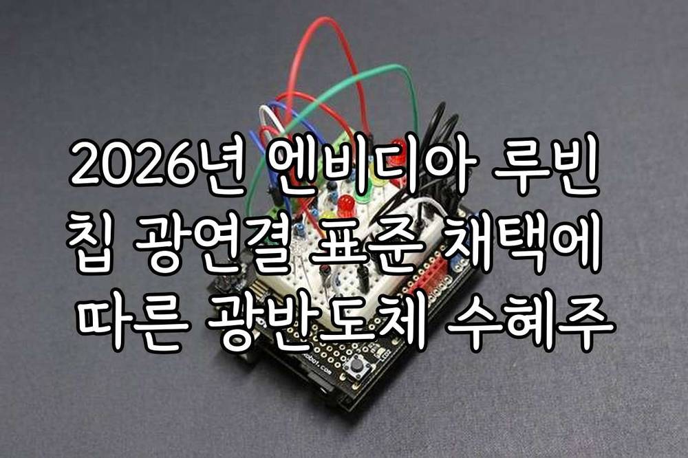 2026년 엔비디아 루빈 칩 광연결 표준 채택에 따른 광반도체 수혜주