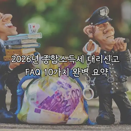 2026년 종합소득세 대리신고 FAQ 10가지 완벽 요약